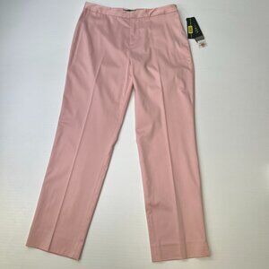 Lauren Ralph Lauren Pant Women 6 Mid Rise Stretch 31x29 Blush Work Party Core Ni